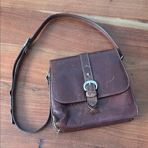 Vintage 80’s The Trend Leather Crossbody Bag